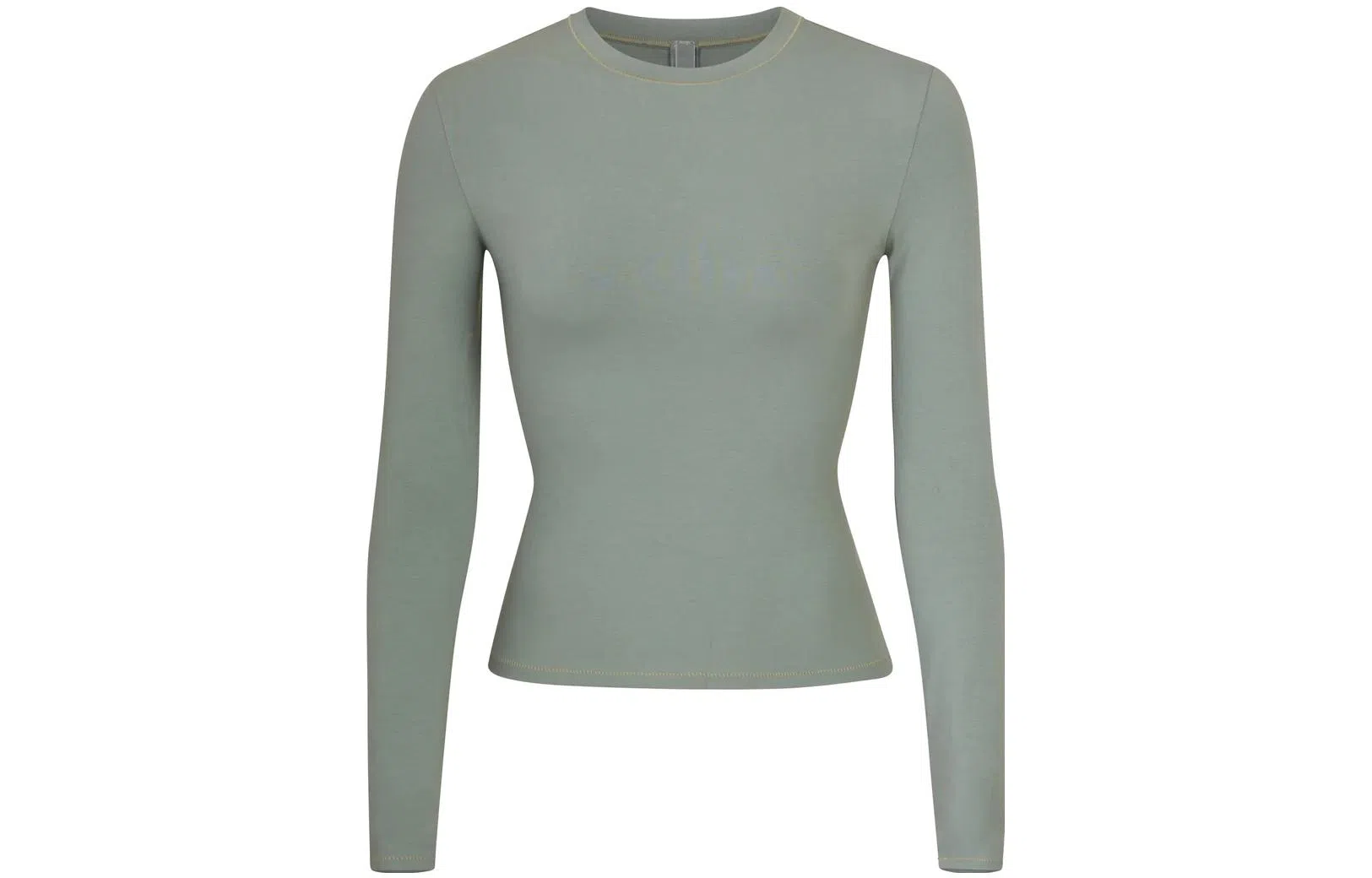 SKIMS Cotton Jersey Long Sleeve T-Shirt Mineral