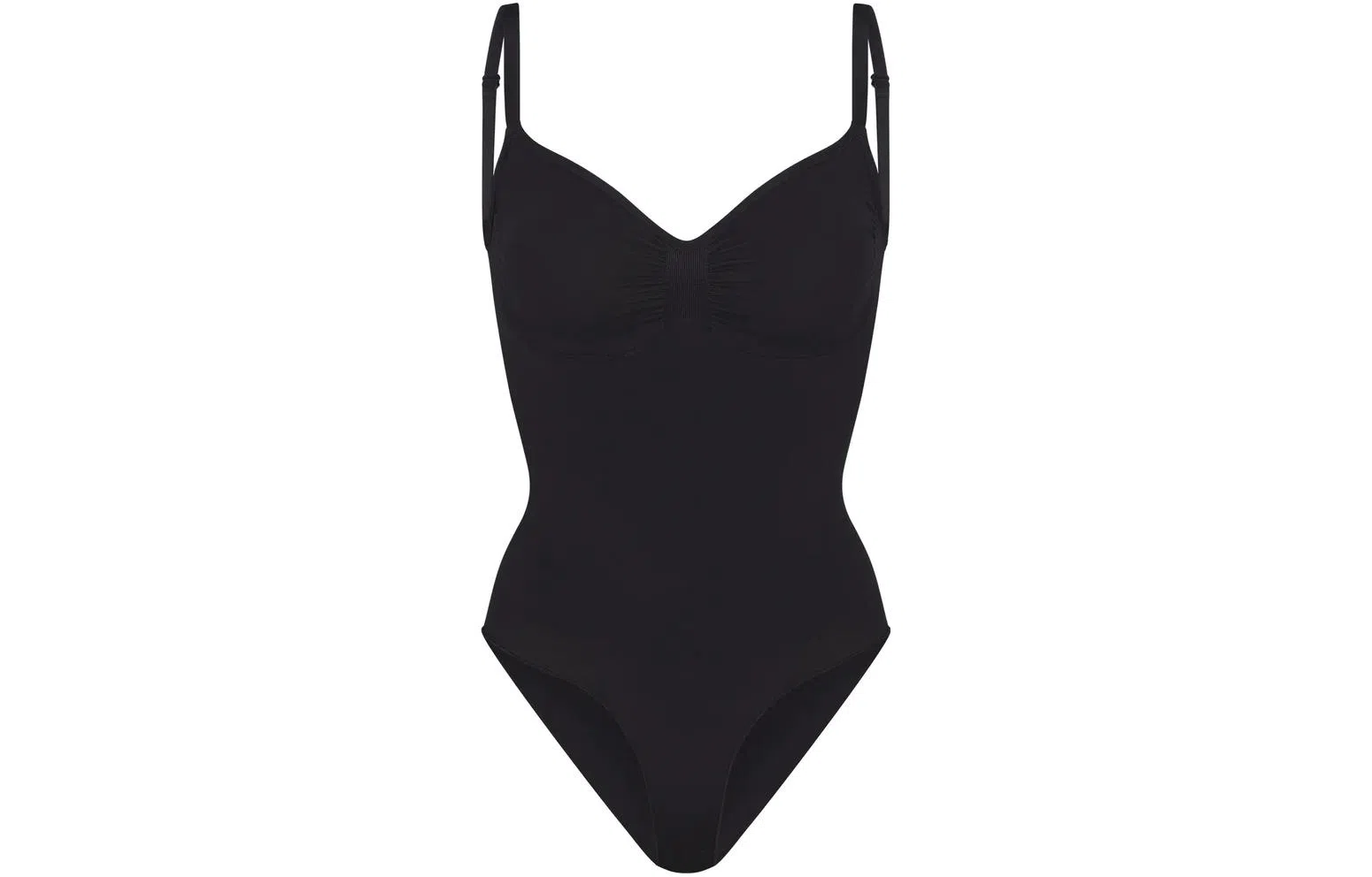 SKIMS Seamless Sculpt Brief Bodysuit Onyx