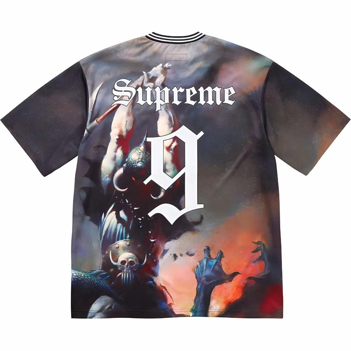 Supreme x Frank Frazetta Soccer Jersey