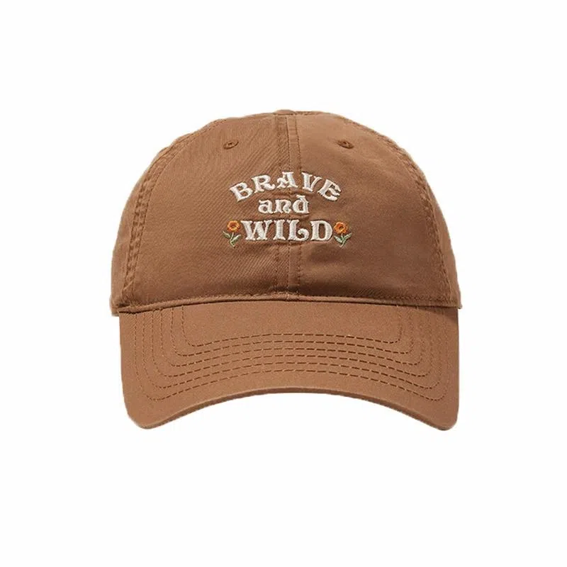 杨同学 字母宽帽檐软顶 棉 棒球帽 男女同款情侣款