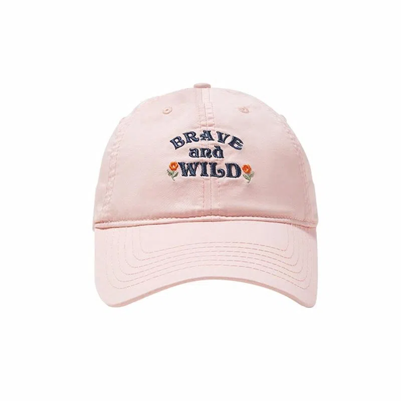 杨同学 字母宽帽檐软顶 棉 棒球帽 男女同款情侣款