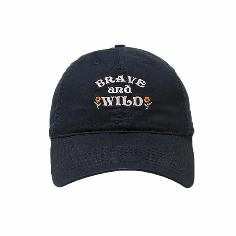 杨同学 字母宽帽檐软顶 棉 棒球帽 男女同款情侣款