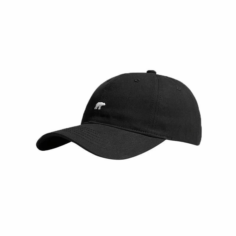 杨同学 北极熊显脸小大头围 棉 鸭舌帽 男女同款情侣款