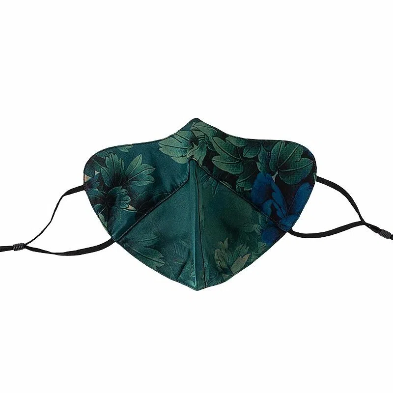 上海故事 高颜值遮阳防紫外线透气 桑蚕丝 防晒面罩 男女同款情侣款