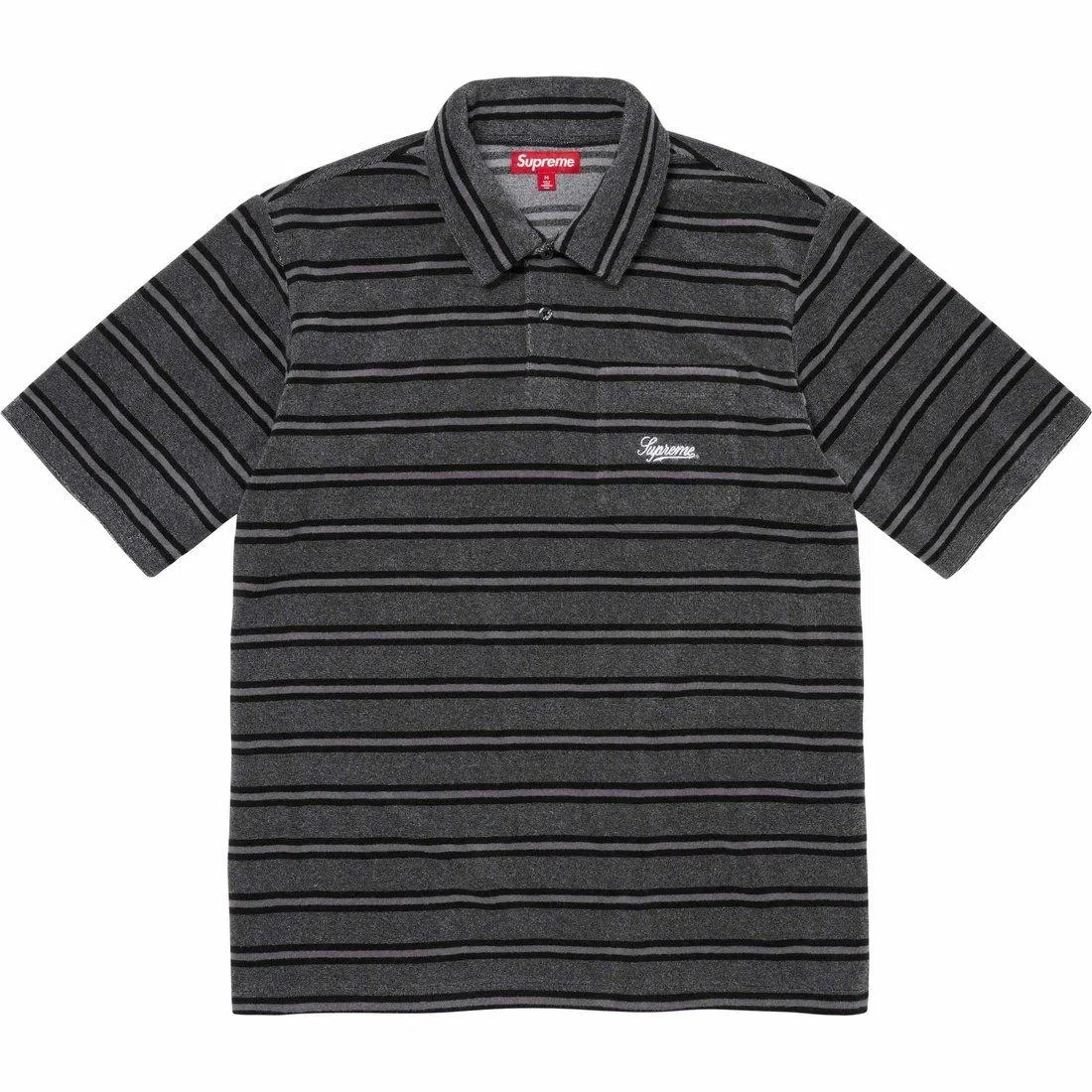 Supreme Stripe Terry Polo