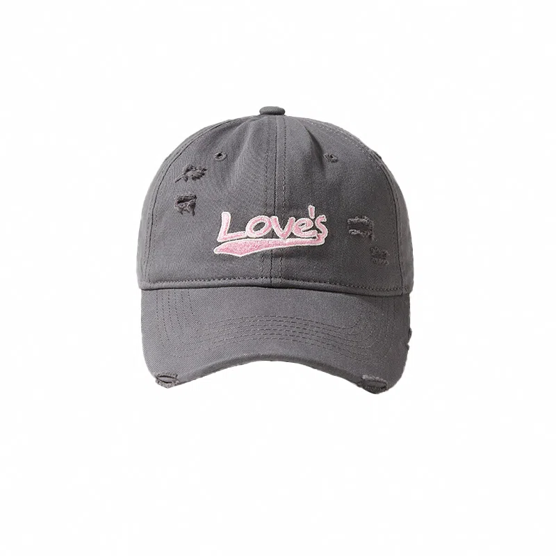 杨同学 韩版加深加宽显脸小软顶 棉 鸭舌帽 男女同款情侣款