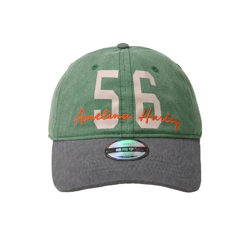 杨同学 复古拼色 棉 鸭舌帽 男女同款情侣款