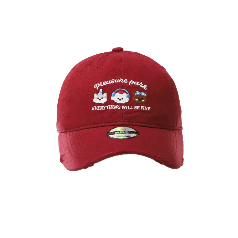 杨同学 动物刺绣百搭 棉 鸭舌帽 男女同款情侣款