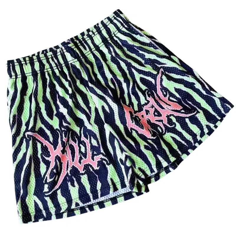 美式复古高街哥特风透气舒适宽松百搭运动短裤系列篮球裤 男女同款