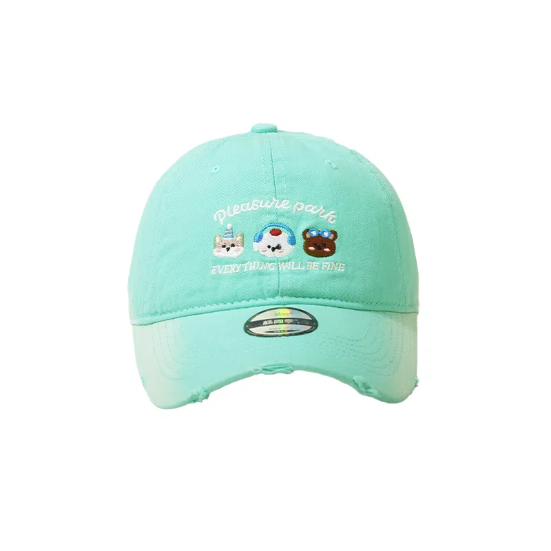 杨同学 动物刺绣百搭 棉 鸭舌帽 男女同款情侣款