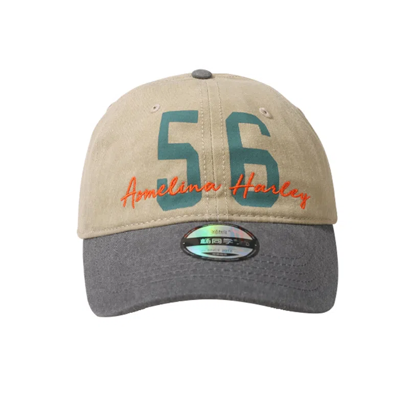 杨同学 复古拼色 棉 鸭舌帽 男女同款情侣款