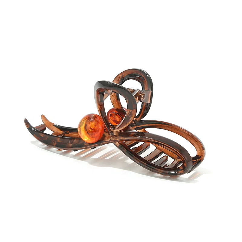 如花梦  磨砂高级感抓夹女后脑勺发量多盘发气质大 鲨鱼夹 头饰 女款