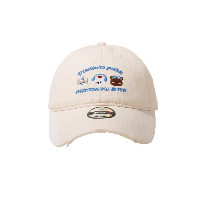 杨同学 动物刺绣百搭 棉 鸭舌帽 男女同款情侣款