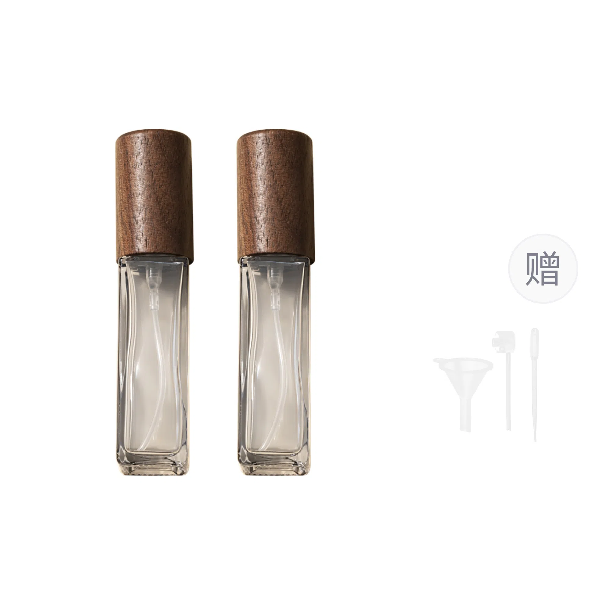 妮丽雅 木纹盖香水分装瓶 出行便携