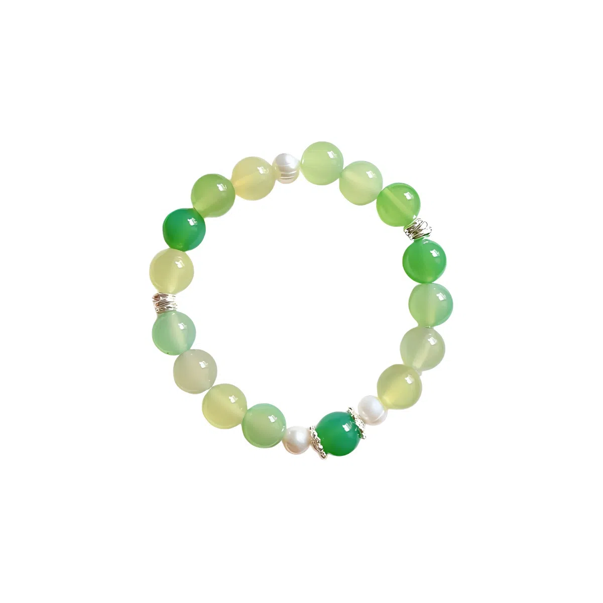 【浪漫日常】 指尖瑰宝 绿色小清新葡萄简约通勤百搭小众轻奢安神好眠招财好运水逆退散平步青云春意绕腕#好运天然 玛瑙 手串 女款