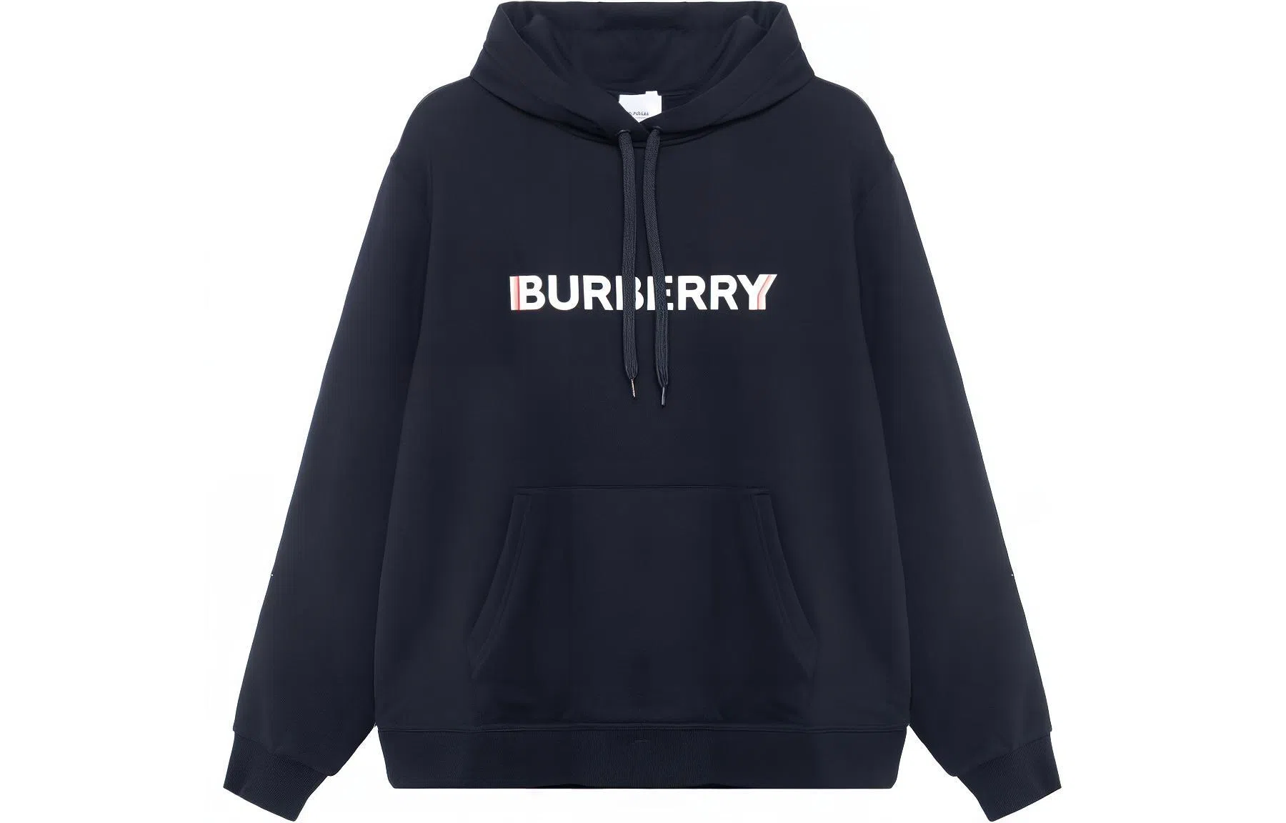 Burberry Logo Hoodie Black
