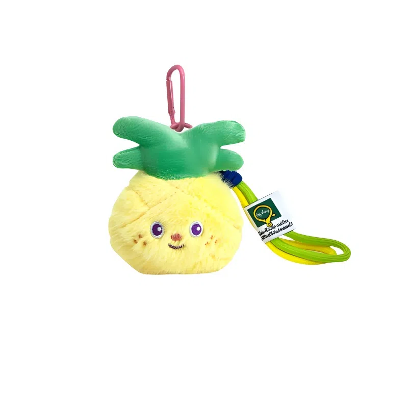 丹琴 卡通水果蔬菜菠萝凤梨公仔 毛绒 挂件 男女同款情侣款