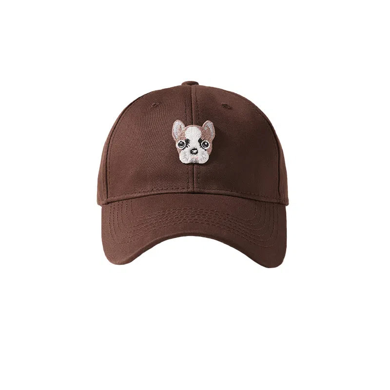 杨同学 小狗刺绣帽 棉 鸭舌帽 男女同款情侣款