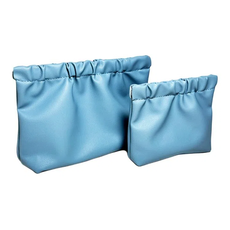 馨枕居 自动闭合大容量弹片化妆包 随身