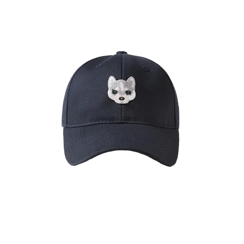 杨同学 小狗刺绣帽 棉 鸭舌帽 男女同款情侣款