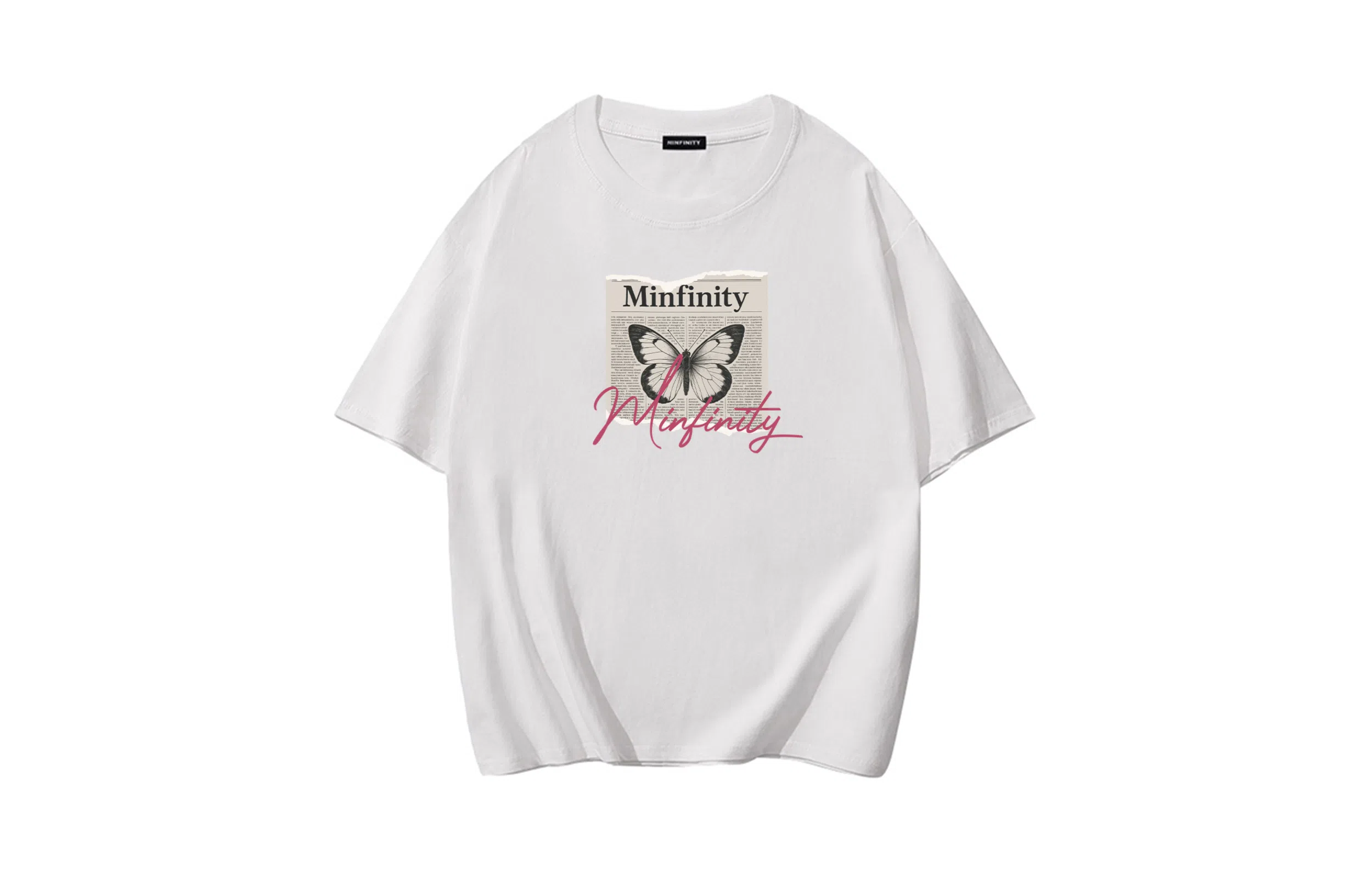 Minfinity Newspaper Logo T-Shirt