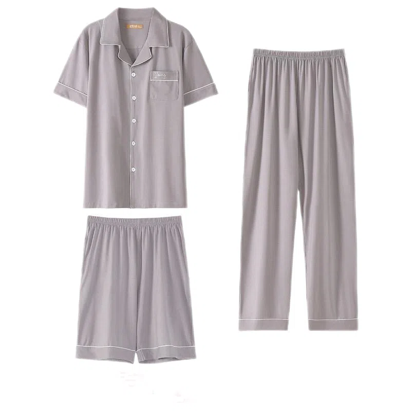 潞优野 家居服休闲时尚舒适睡衣套装 男款