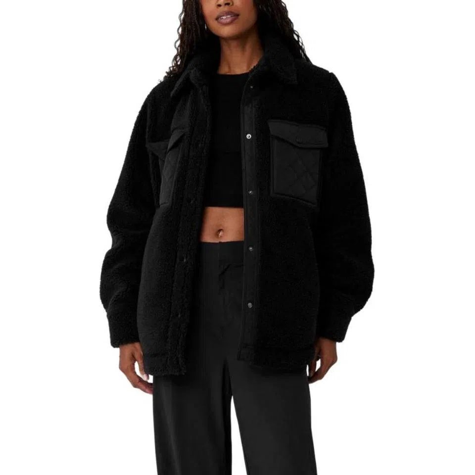alo yoga Snap Button Oversized Jacket