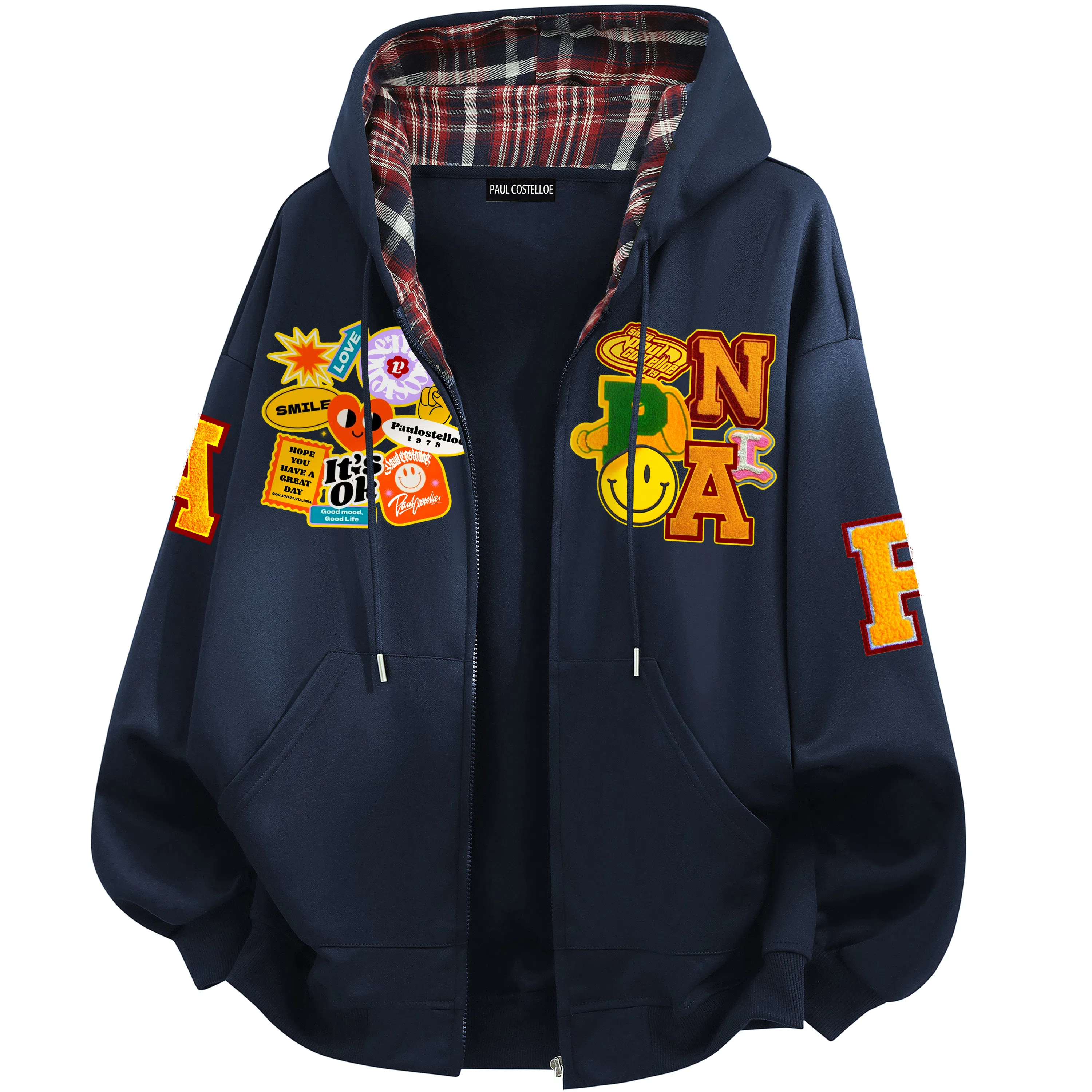 Paul Costelloe Classic Graffiti Hoodie