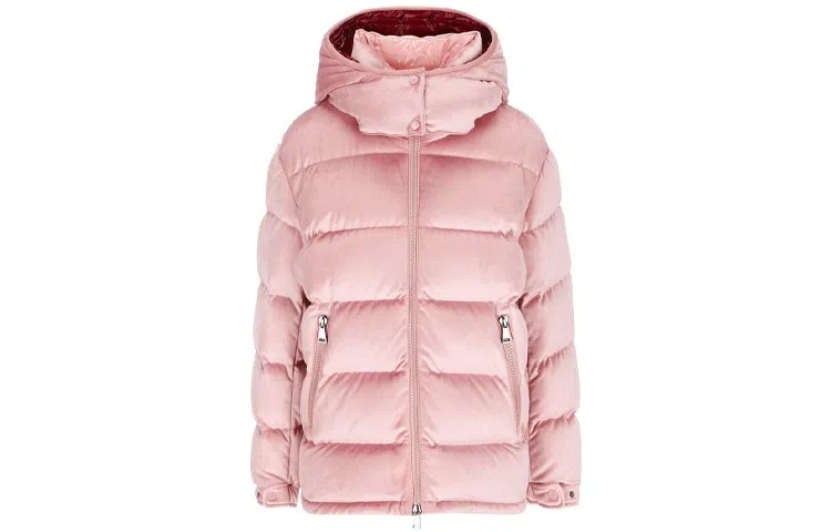 Moncler FW21 Hooded Down Jacket Pink