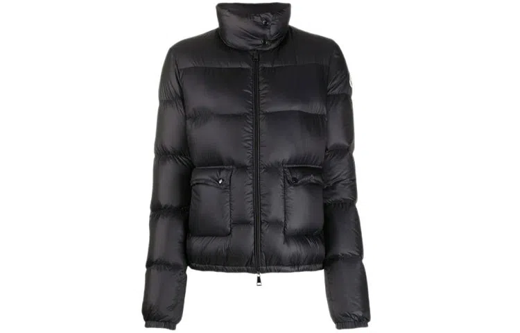 Moncler FW21 Logo Down Jacket Black