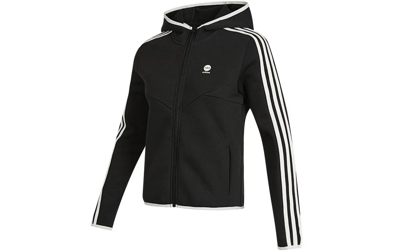 adidas Neo Hooded Jacket Black