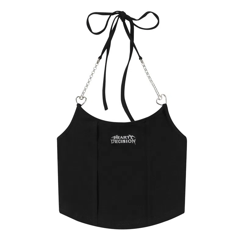 JUFU Slim Off-Shoulder Pullover Tank