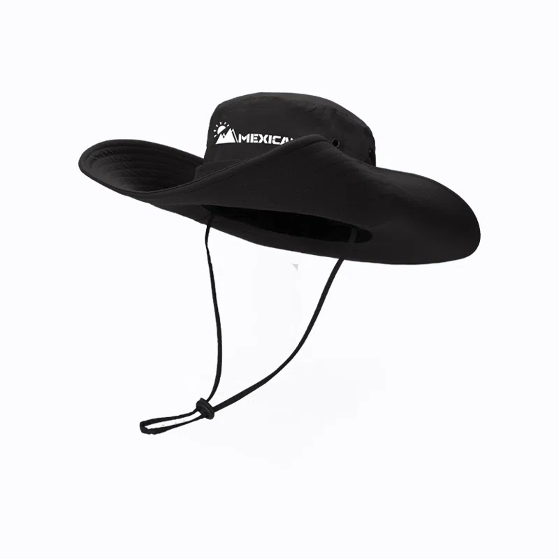 稻草人 户外钓鱼出游遮阳防晒 聚酯纤维 渔夫帽 男女同款情侣款