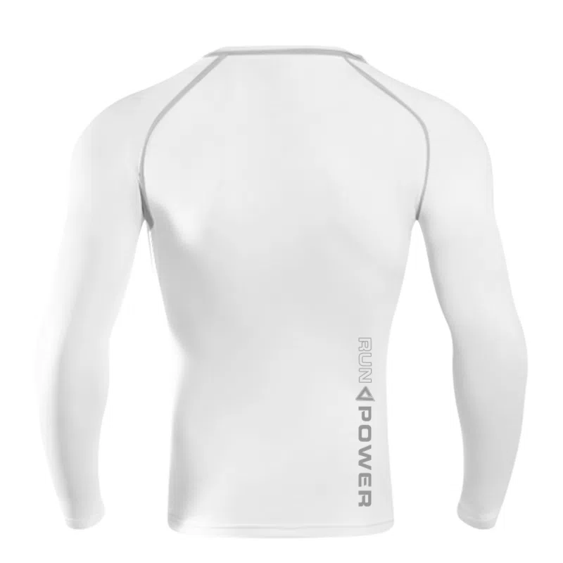 匹克 舒适时尚简约百搭透气轻便速干时尚设计感修身九分袖健身衣 男女同款 白色