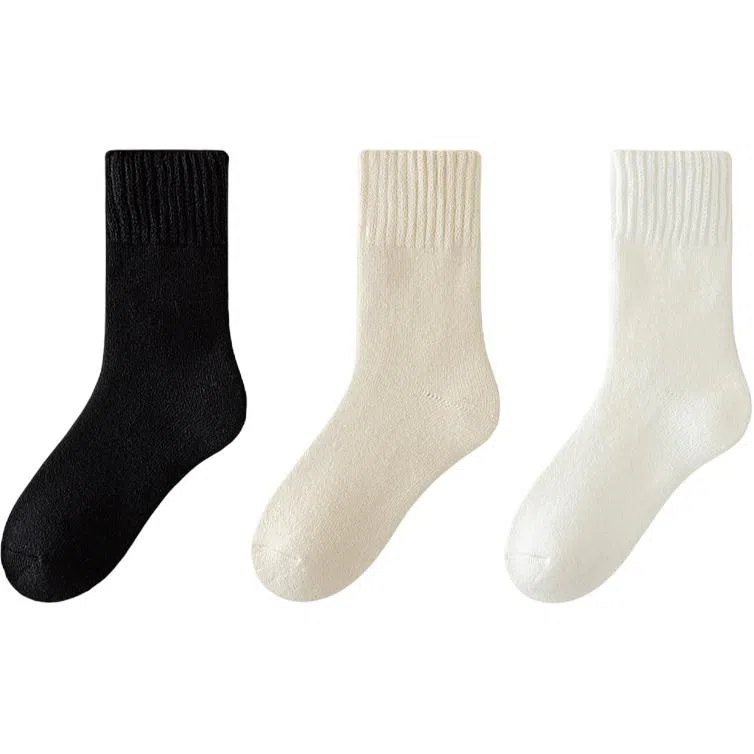 恒源祥 简约时尚舒适保暖中筒袜 女款 组合装