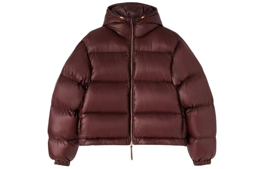 Jil Sander SS24 Hooded Down Jacket Purple