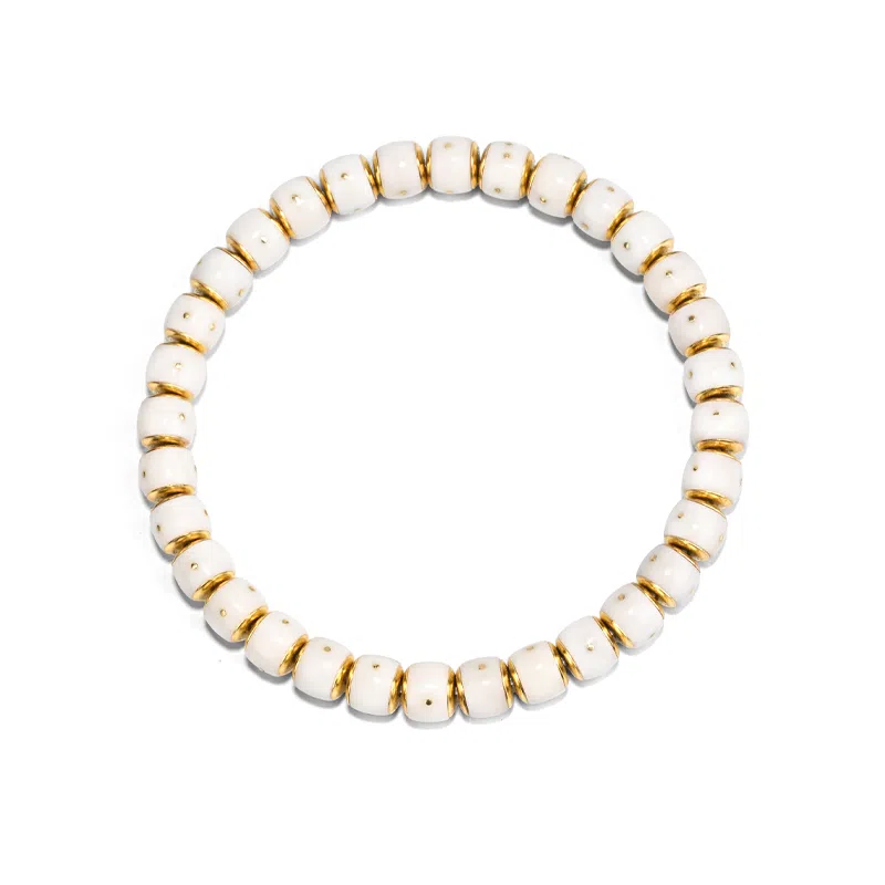 钰澜文玩 金盾·皓铠·满天设计师款手工佛珠手把件 白玉菩提 手串 男女同款情侣款