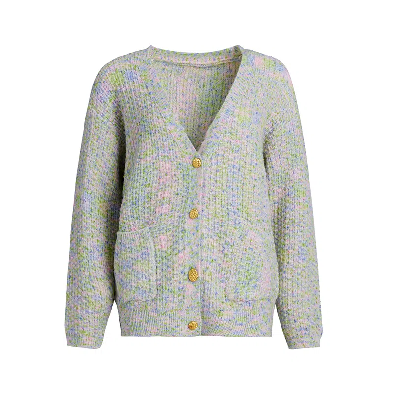 VICTORIA&VERA Misty V-Neck Knit Sweater