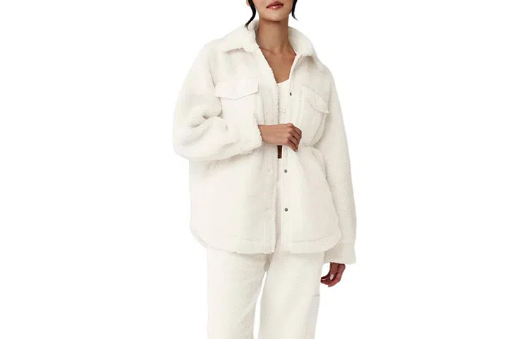 alo yoga Snap Button Oversized Jacket