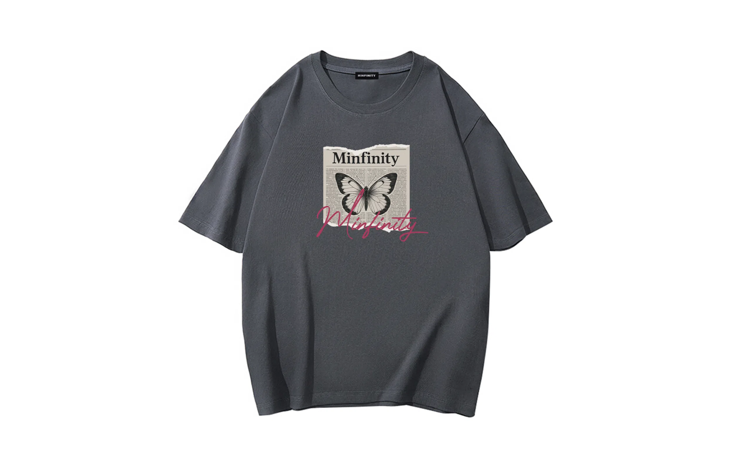 Minfinity Newspaper Logo T-Shirt
