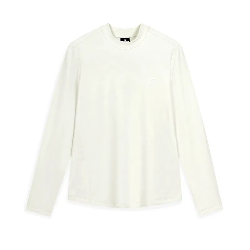 特步 舒适圆领 长袖针织衫 女款