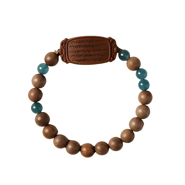 【安之若素】 指尖瑰宝 新中式文艺复古五条经手饰升职加薪好运暴富招财纳福简约大方事事顺遂学业上岸#好运 檀木 手串 男女同款情侣款