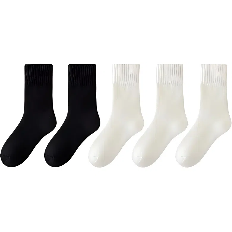 恒源祥 简约时尚舒适保暖中筒袜 女款 组合装