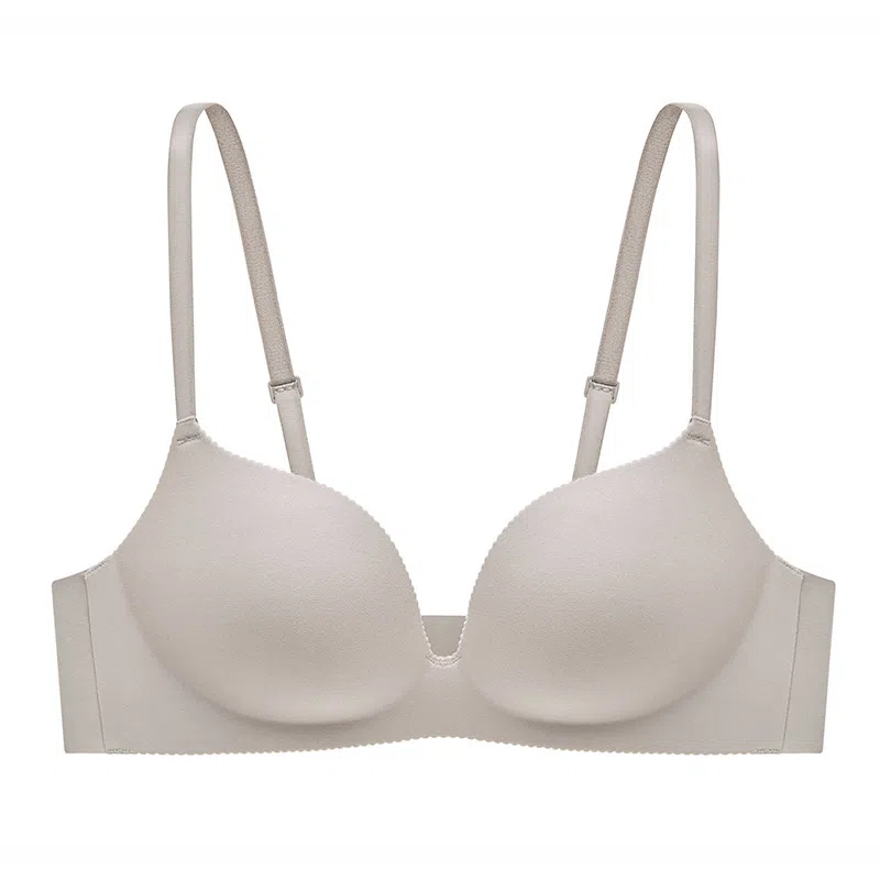 曼妮芬 纯色光面简约小胸聚拢收副乳文胸 女款
