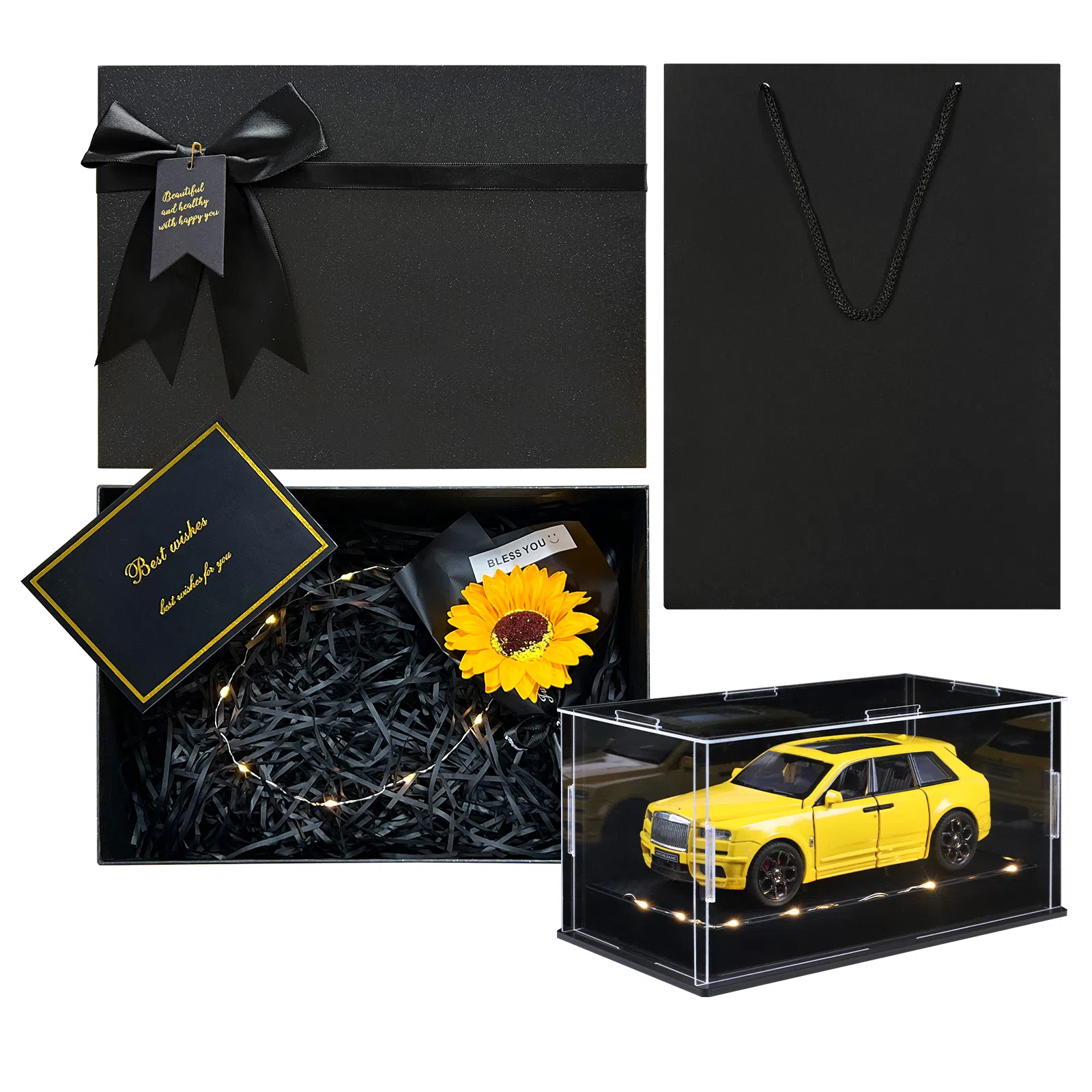 金车将 劳斯莱斯库里南  桌面装饰 成品模型