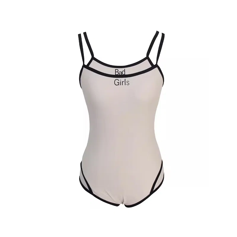 JUFU Retro Colorblock Bodysuit