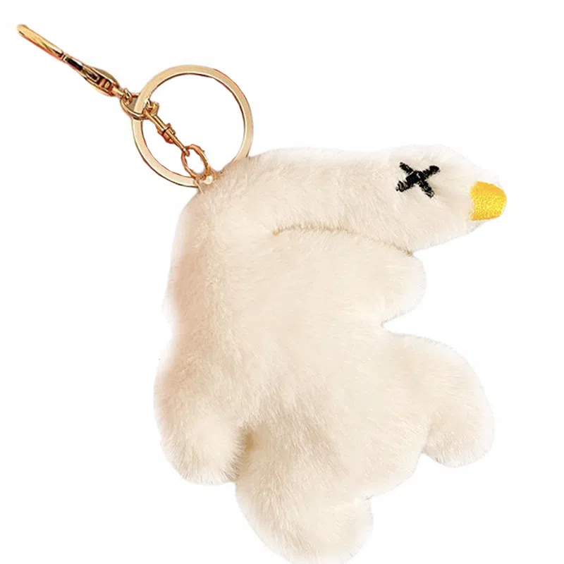 千桐 可爱烤大鹅烤鸭升级款卡通治愈创意手机绳包包挂饰行李箱卡通玩偶#好运 毛绒 挂件 男女同款情侣款