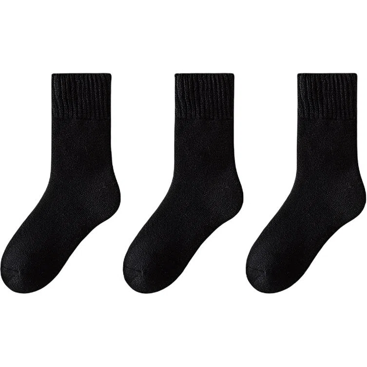 恒源祥 简约时尚舒适保暖中筒袜 女款 组合装