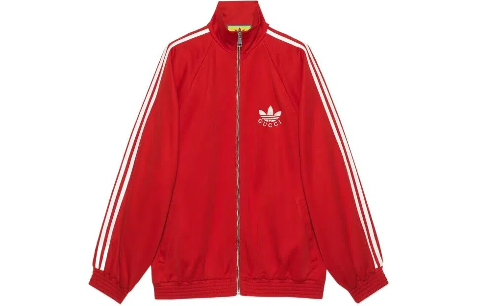 Gucci x adidas FW22 Logo Print Jacket