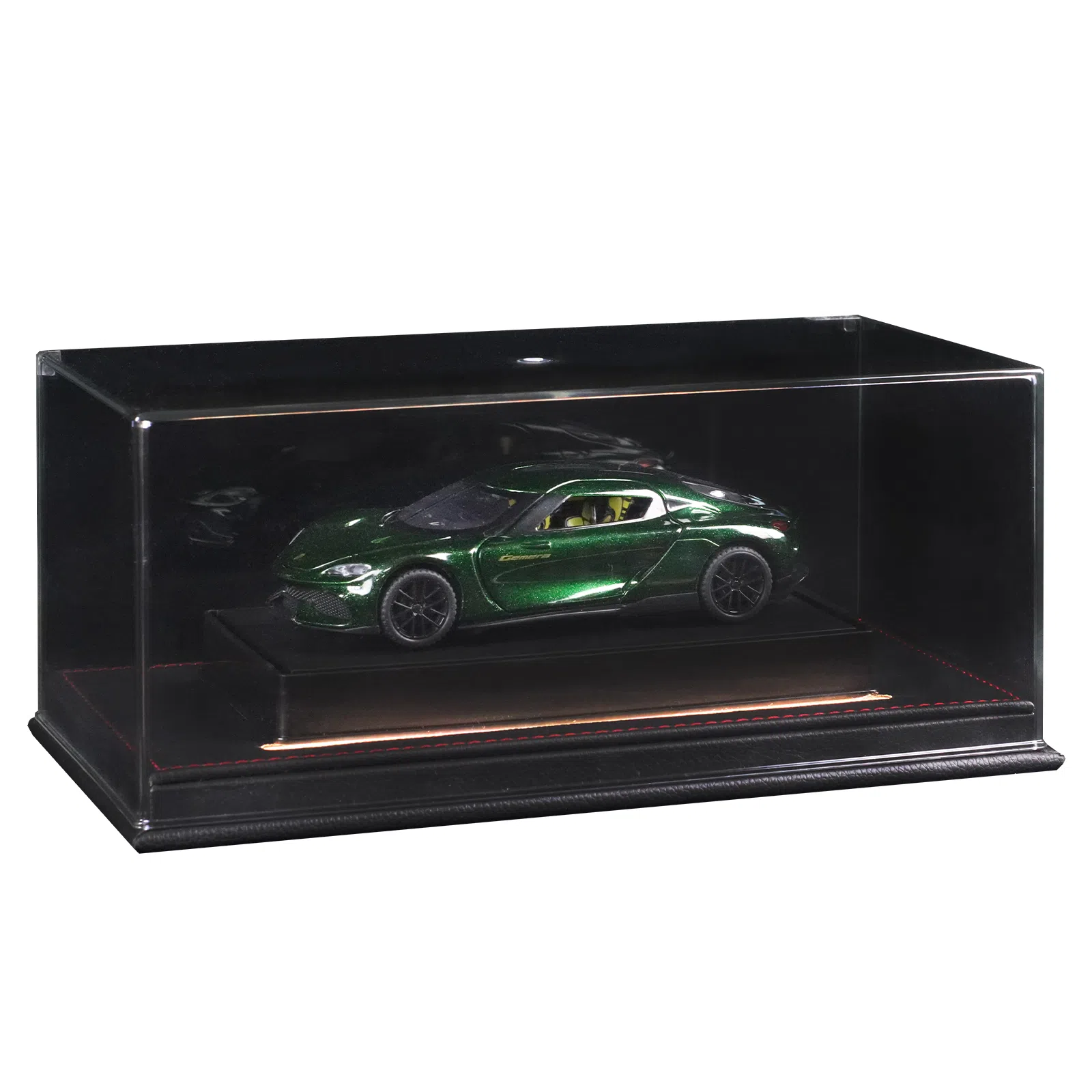 金车将 柯尼塞格 双子座 仿真合金车模 氛围感灯光展示礼盒礼袋 成品模型